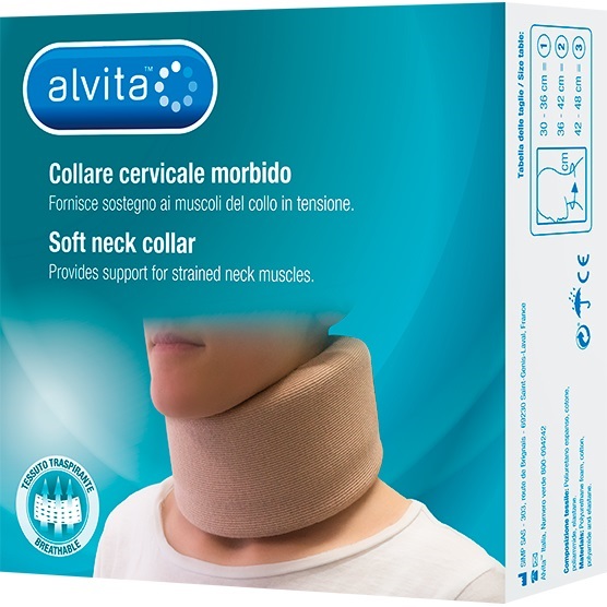COLLARE CERVICALE ALVITA MORBIDO 3 - farmaciabianca.it