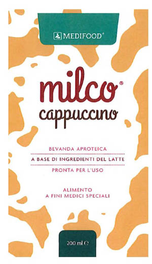MEDIFOOD MILCO BEVANDA APROTEICA CAPPUCCINO 6 X 200 ML - farmaciabianca.it