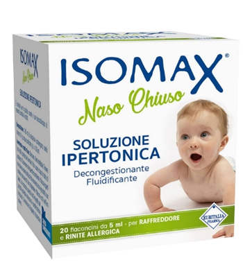 SOLUZIONE IPERTONICA ISOMAX NASO CHIUSO 20 FLACONCINI DA 5 ML - farmaciabianca.it
