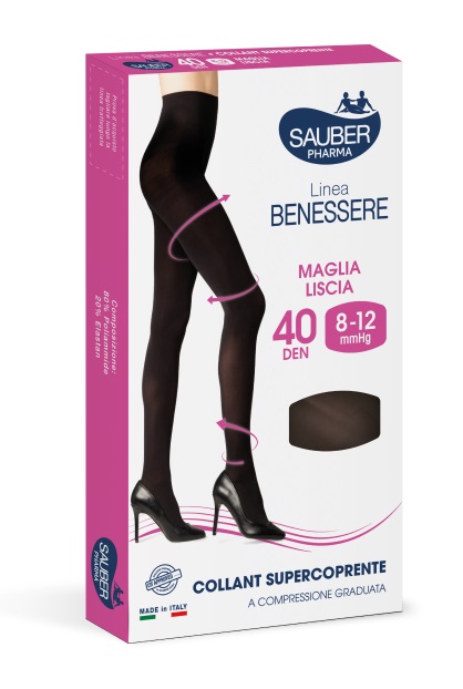 COLLANT SUPERCOPRENTE SAUBER 8-12MMHG NERO 3 - farmaciabianca.it
