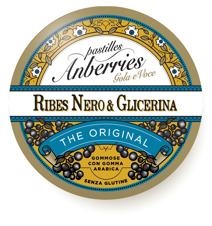 ANBERRIES CLASSICHE RIBES NERO & GLICERINA CARAMELLE 55 G - farmaciabianca.it