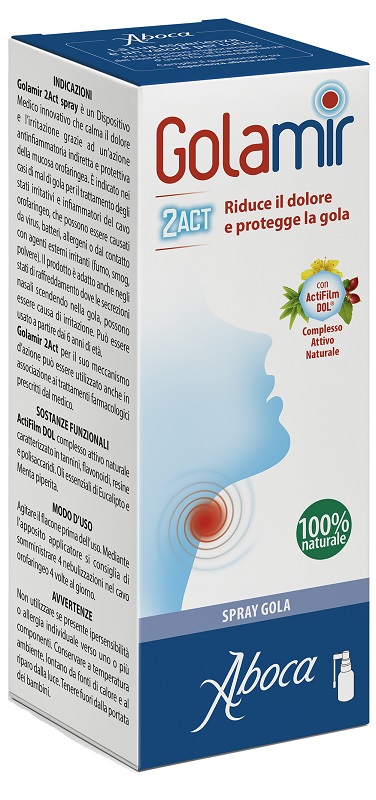 GOLAMIR 2ACT SPRAY 30 ML NO ALCOOL ADULTI E BAMBINI DA UN ANNO DI ETA' - farmaciabianca.it