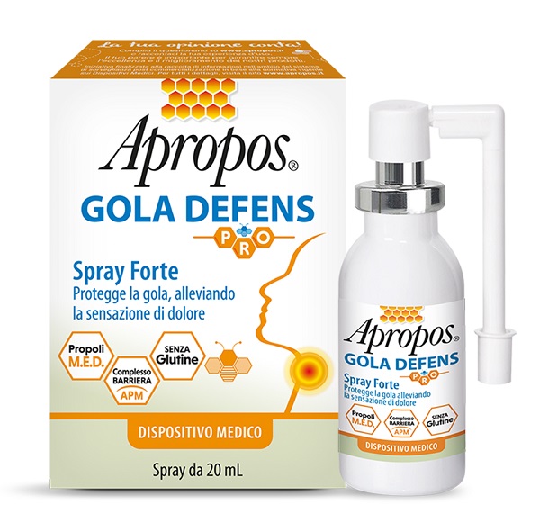 APROPOS GOLA DEFENS PRO SPRAY FORTE 20 ML - farmaciabianca.it