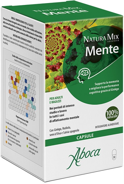 NATURA MIX ADVANCED MENTE 50 CAPSULE - farmaciabianca.it