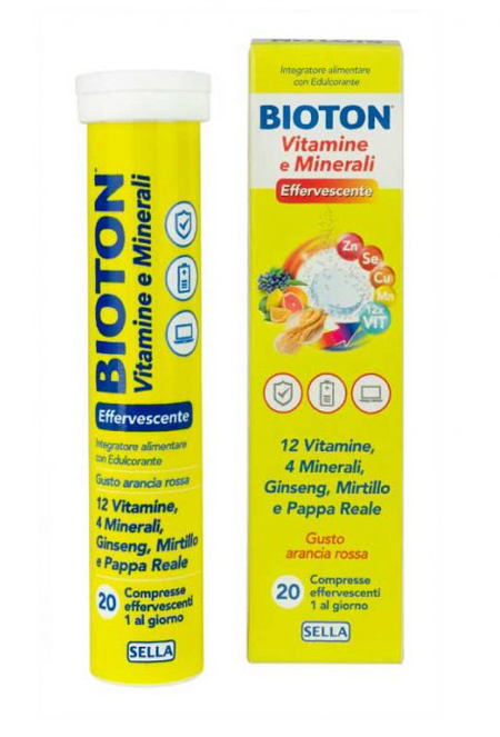 BIOTON VITAMINE E MINEALI 20 COMPRESSE EFFERVESCENTI - farmaciabianca.it