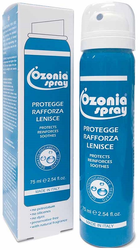 OZONIA SPRAY A BASE DI OLIO OZONIZZATO PER CUTE E MUCOSE ARROSSATE INFIAMMATE DISTROFICHE SENSIBILI 75 ML - farmaciabianca.it