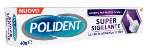 POLIDENT SUPER TENUTA+SIGILLANTE ADESIVO PROTESI DENTALE 40 G - farmaciabianca.it