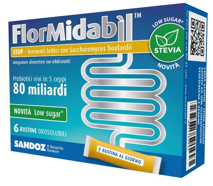 FLORMIDABIL STOP 6 BUSTINE CON STEVIA - farmaciabianca.it