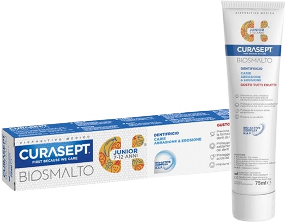 CURASEPT BIOSMALTO DENTIFRICIO JUNIOR 75 ML - farmaciabianca.it