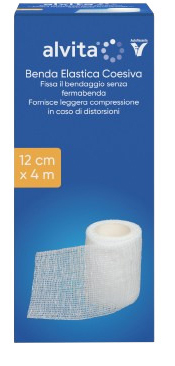 BENDA ELASTICA AUTOADESIVA ALVITA 12X4CM - farmaciabianca.it