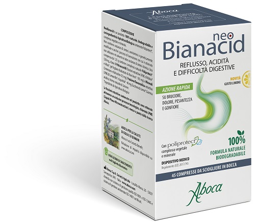 NEOBIANACID 45 COMPRESSE LIMONE - farmaciabianca.it