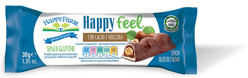 HAPPY FARM HAPPY FEEL CACAO E NOCCIOLA MONO 30 G - farmaciabianca.it