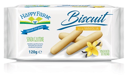 HAPPY FARM BISCUIT VANIGLIA 120 G - farmaciabianca.it