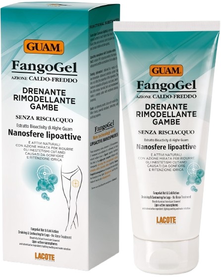 GUAM FANGOGEL DRENANTE RIMODELLANTE GAMBE 200 ML - farmaciabianca.it