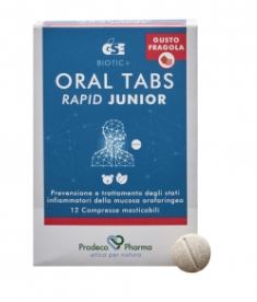 GSE ORAL TABS RAPID JUNIOR FRAGOLA 12 COMPRESSE - farmaciabianca.it