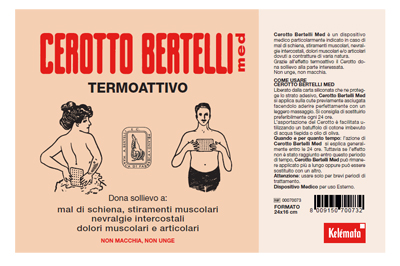 BERTELLI CEROTTO MED GRANDE 24 X 16 CM - farmaciabianca.it