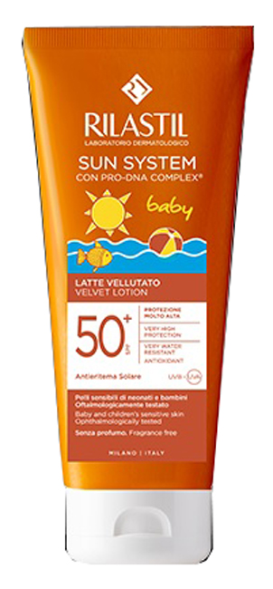 RILASTIL SUN PPT SPF 50+ BABY LATTE VELLUTO 200 ML - farmaciabianca.it