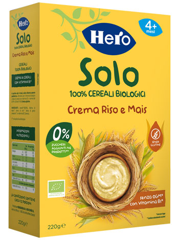 HERO SOLO CREMA RISO E MAIS 220 G - farmaciabianca.it