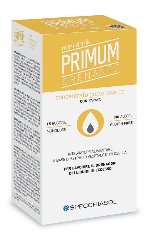 PRIMUM DRENANTE MINIDRINK ANANAS 15 STICK DA 10 ML - farmaciabianca.it