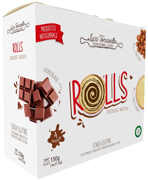 ROLLS MERENDINA CIOCCOLATO NOCCIOLA 150 G - farmaciabianca.it