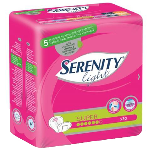 PANNOLONE PER INCONTINENZA SERENITY LIGHT LADY SUPER 12 PEZZI - farmaciabianca.it