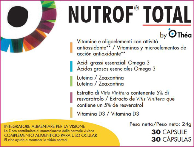 NUTROF TOTAL 30 CAPSULE - farmaciabianca.it