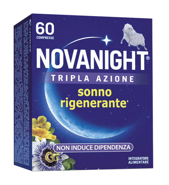 NOVANIGHT TRIPLA AZIONE SONNO RIGENERANTE 60 COMPRESSE - farmaciabianca.it
