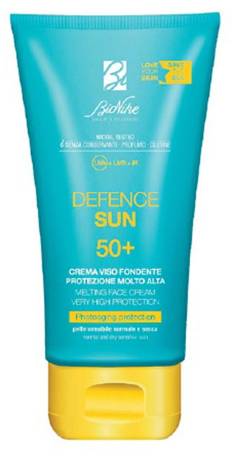 DEFENCE SUN CREMA VISO FONDENTE 50+ 50 ML - farmaciabianca.it