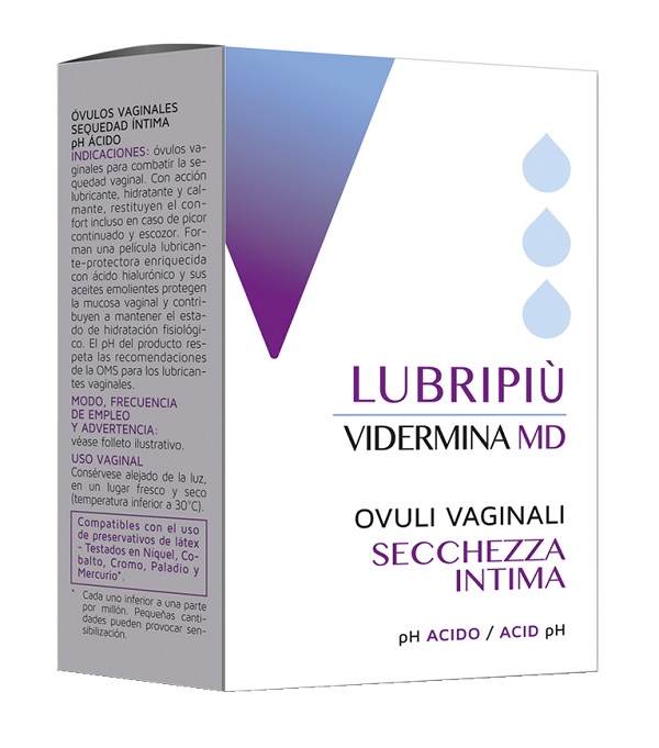 VIDERMINA LUBRIPIU' OVULI VAGINALI 2 BLISTER DA 5 OVULI - farmaciabianca.it