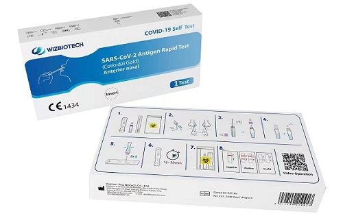 TEST ANTIGENICO RAPIDO COVID-19 AUTODIAGNOSTICO DETERMINAZIONE QUALITATIVA ANTIGENI SARS-COV-2 IN TAMPONI NASALI MEDIANTE IMMUNOCROMATOGRAFIA - farmaciabianca.it