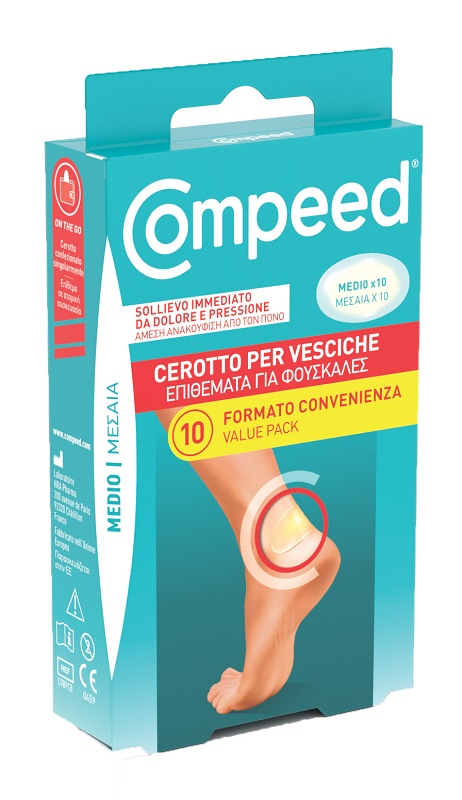 CEROTTI COMPEED PER VESCICHE MEDIO 10 PEZZI CARTON - farmaciabianca.it