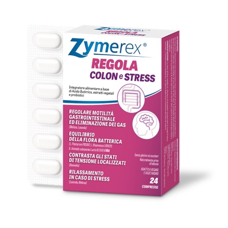 ZYMEREX REGOLA COLON E STRESS 24 COMPRESSE - farmaciabianca.it