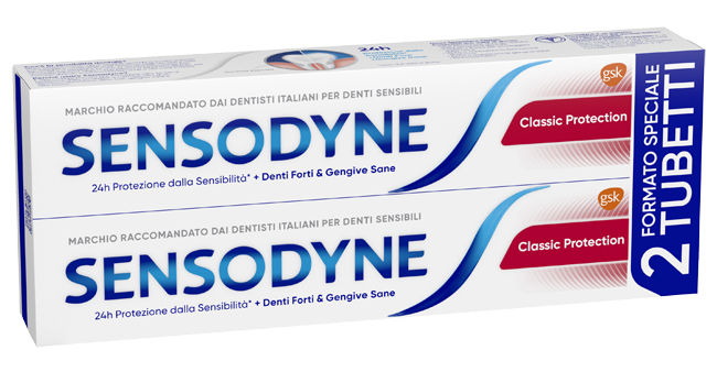SENSODYNE CLASSICO PROTECTION 2 X 75 ML - farmaciabianca.it