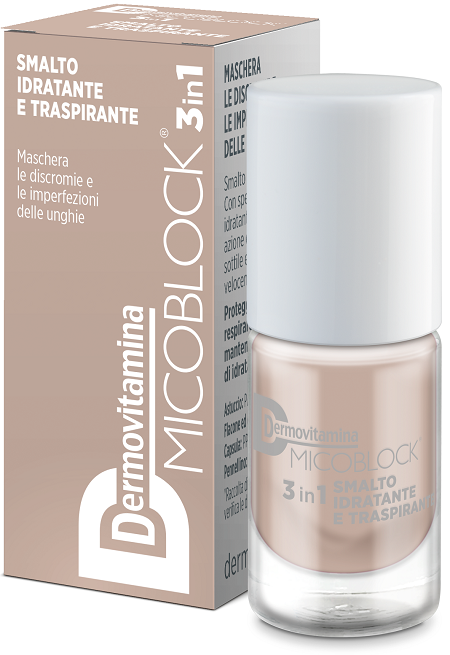 DERMOVITAMINA MICOBLOCK 3IN1 SMALTO IDRATANTE E TRASPIRANTE BEIGE 5 ML - farmaciabianca.it