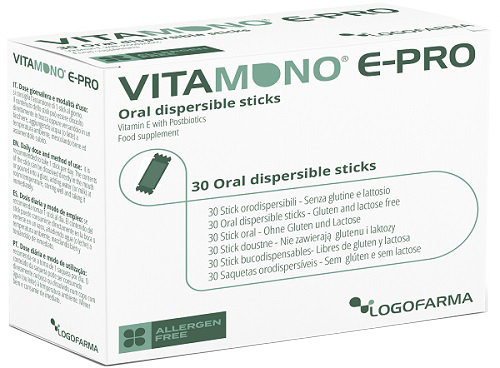 VITAMONO E-PRO 30 STICK ORODISPERSIBILI DA 1,1 G - farmaciabianca.it