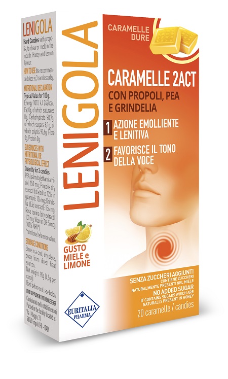 LENIGOLA 2ACT CARAMELLE DURE 20 PEZZI - farmaciabianca.it
