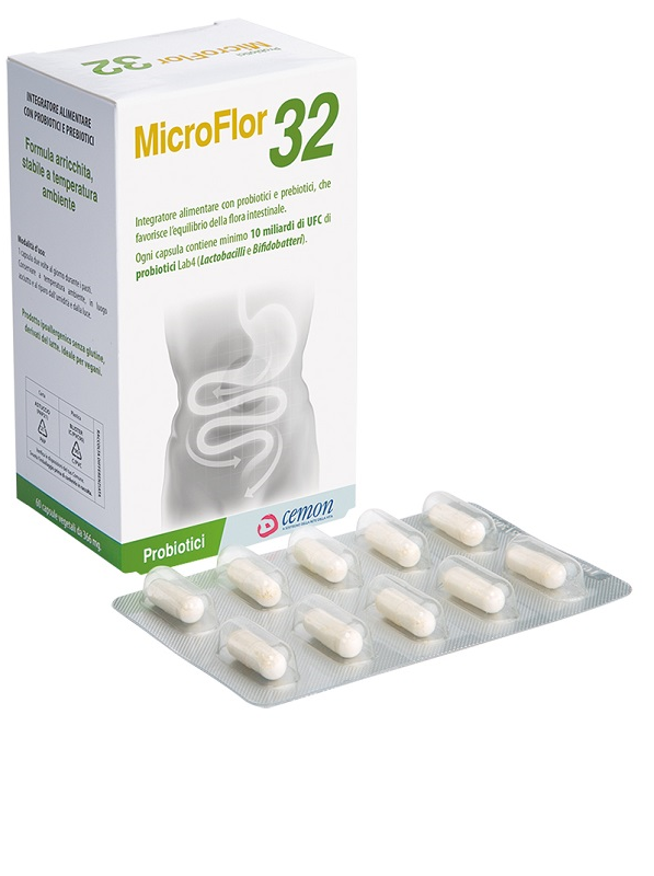 MICROFLOR 32 60 CAPSULE VEGETALI - farmaciabianca.it