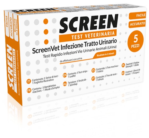SCREENVET TEST RAPIDO INFEZIONE TRATTO URINARIO CANE E GATTO - farmaciabianca.it