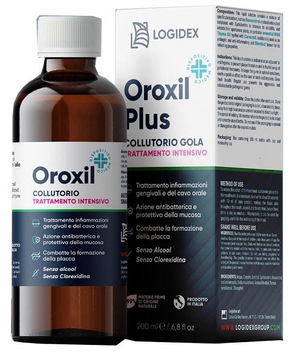 OROXIL PLUS COLLUTORIO GOLA 200 ML - farmaciabianca.it