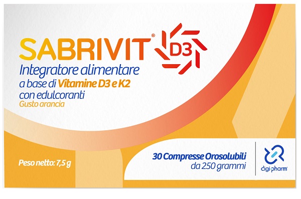 SABRIVIT D3 30 COMPRESSE OROSOLUBILI GUSTO ARANCIA - farmaciabianca.it