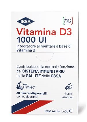 VITAMINA D3 IBSA 1000UI 30 FILM ORODISPERSIBILI - farmaciabianca.it