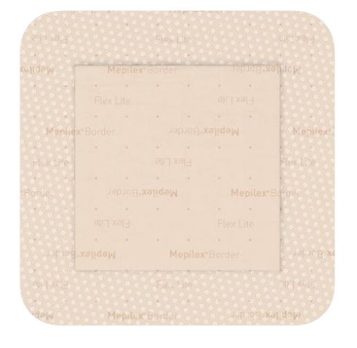 MEDICAZIONE IN SCHIUMA DI POLIURETANO MEPILEX BORDER FLEX LITE 7,5X7,5 CM 5 PEZZI - farmaciabianca.it