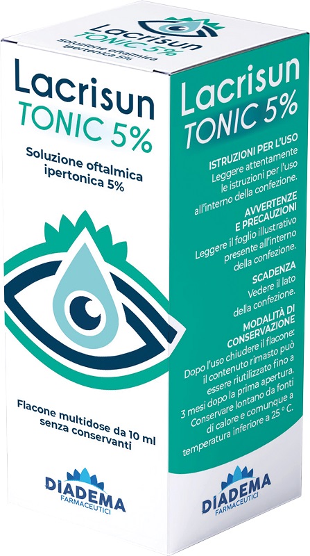 SOLUZIONE OFTALMICA IPERTONICA LACRISUN TONIC 5% 10 ML - farmaciabianca.it
