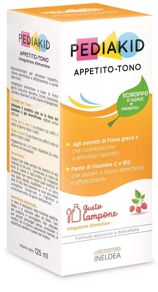 PEDIAKID APPETITO E TONO SCIROPPO 125 ML - farmaciabianca.it