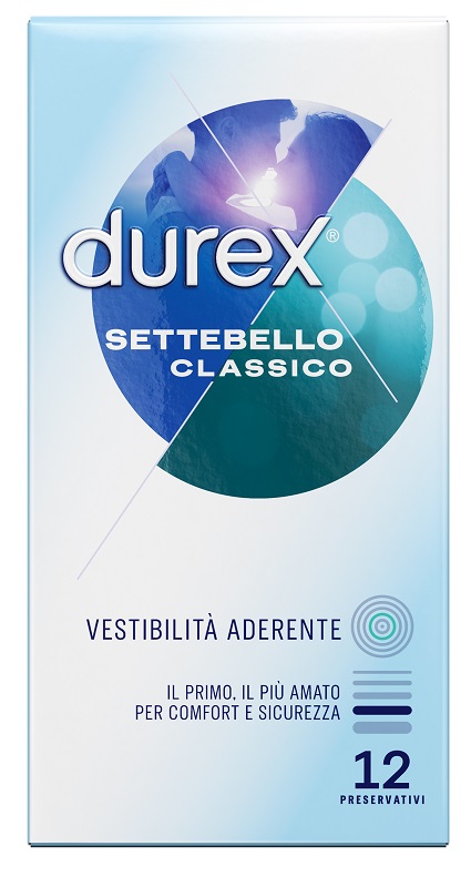 PROFILATTICO DUREX SETTEBELLO CLASSICO 12 PEZZI - farmaciabianca.it