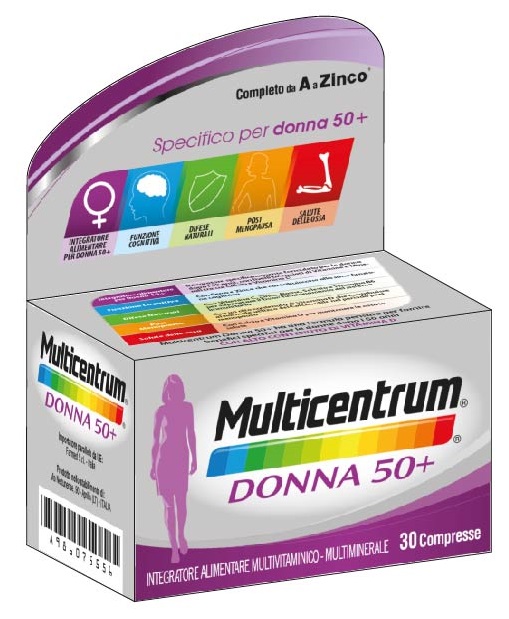 MULTICENTRUM DONNA 50+ 30 COMPRESSE - farmaciabianca.it