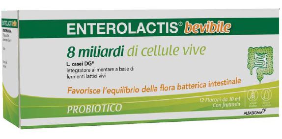 ENTEROLACTIS BEVIBILE 12 FLACONCINI X 10 ML - farmaciabianca.it