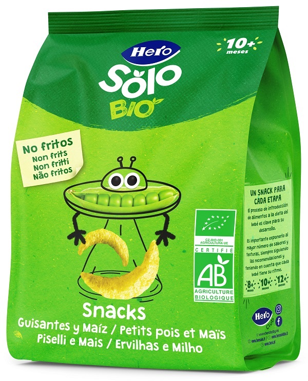 HERO SOLO SNACK PISELLI E MAIS 100% BIO 40 G - farmaciabianca.it