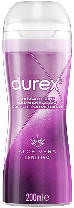 DUREX MASSAGE 2 IN 1 GEL MASSAGGIO CORPO E LUBRIFICANTE ALOE VERA 200 ML - farmaciabianca.it