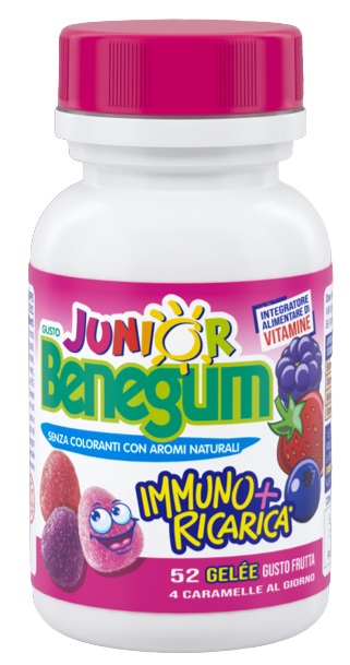 BENEGUM J IMMUNO + RICARICA FRUTTI ROSSI 156 G - farmaciabianca.it